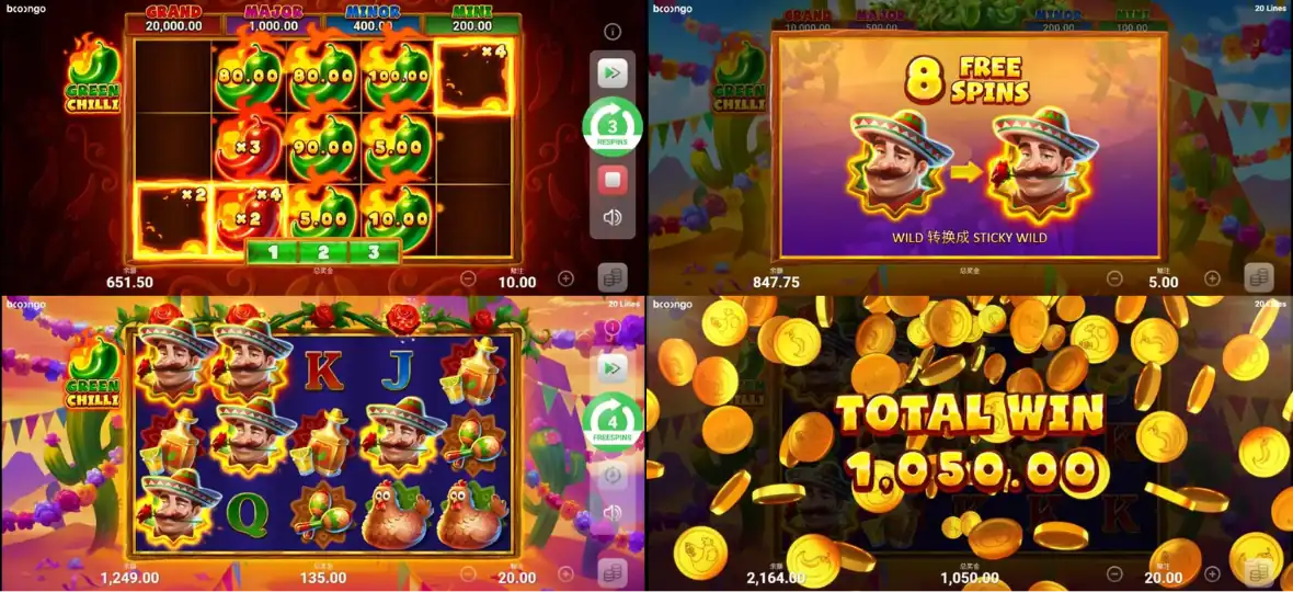 《小辣嬌》老虎機：遊戲畫面5-8